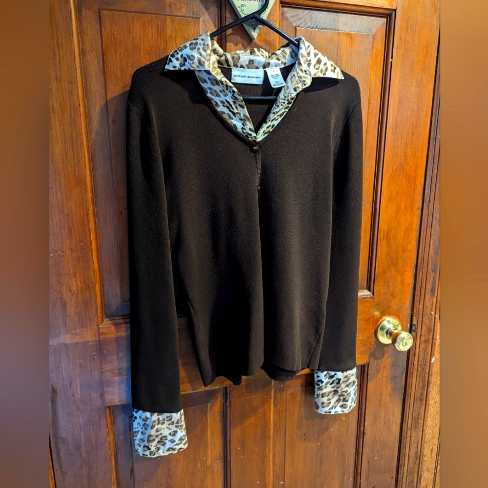 Alfred Dunner Women's Long Sleeve Shirt